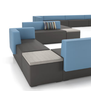 Downtown Lounge Seating with Side Tables Downtown Lounge Seating with Side Tables