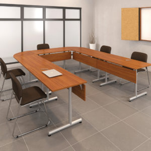 Modular Training Tables with Modesties Modular Training Tables with Modesties