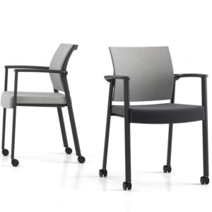Kub Guest Chair with Mesh or Upholstered Back Kub Guest Chair with Mesh or Upholstered Back
